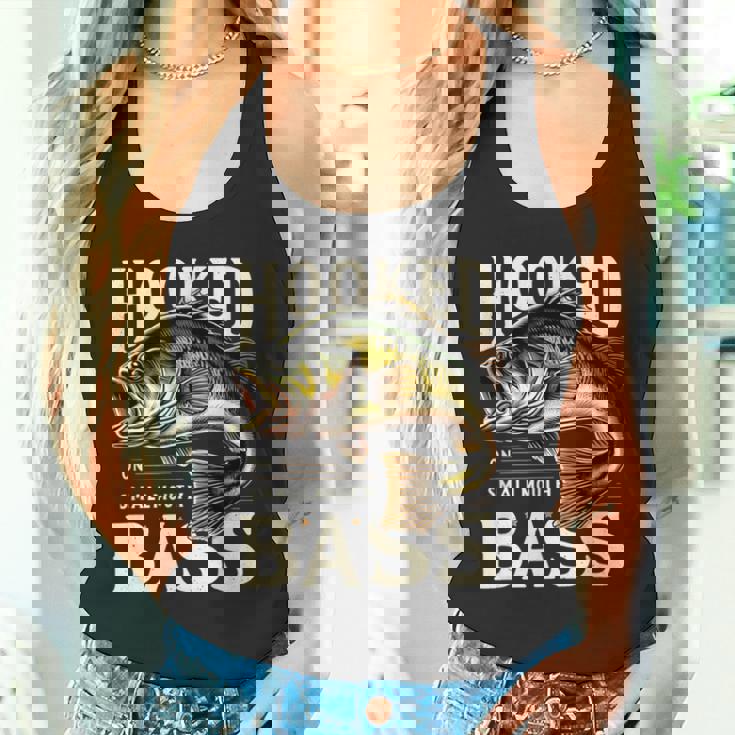 フックオンスモールマウスバスフィッシングシャツ タンクトップ