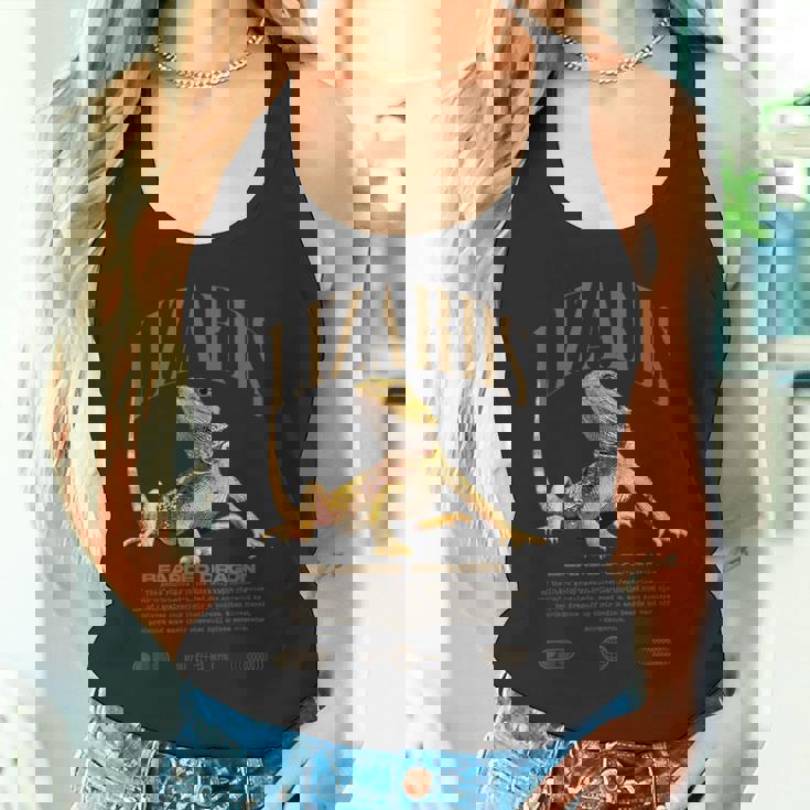 フトアゴヒゲトカゲ ストリートウェア トカゲ キーパー タンクトップ