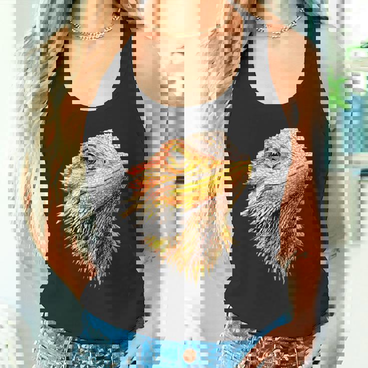 フトアゴヒゲトカゲ ポゴナ フトアゴヒゲトカゲ かわいいフトアゴヒゲトカゲ タンクトップ