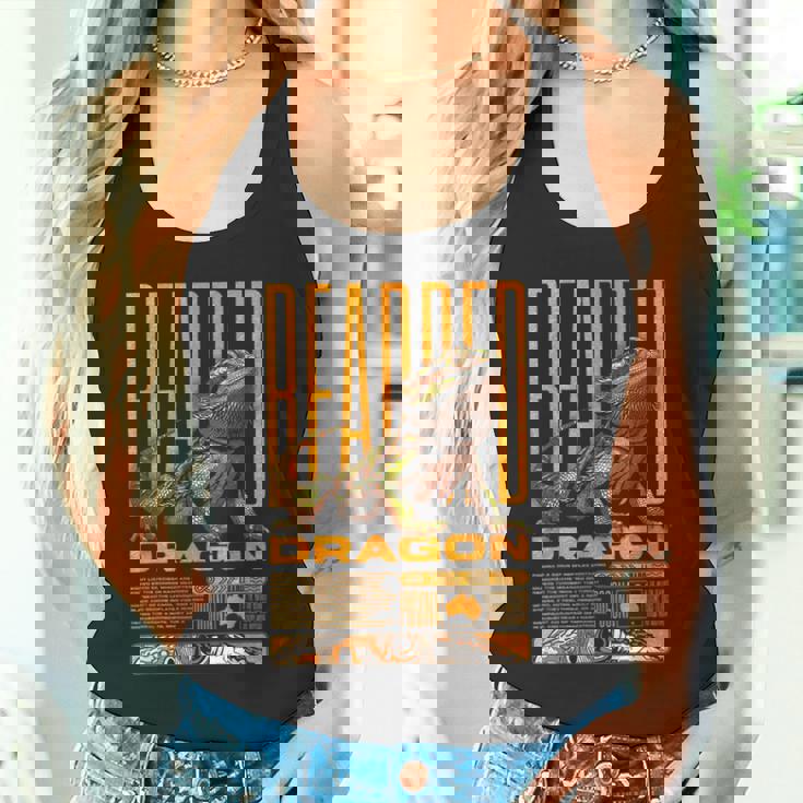 フトアゴヒゲトカゲ 爬虫類キーパー ビアディ トカゲ ストリートウェア タンクトップ