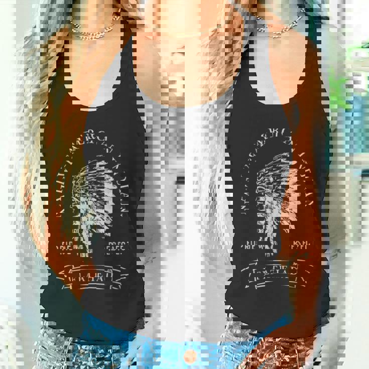 フラットヘッド トライブ ネイティブアメリカン インディアン プライド リスペクト ダーク タンクトップ