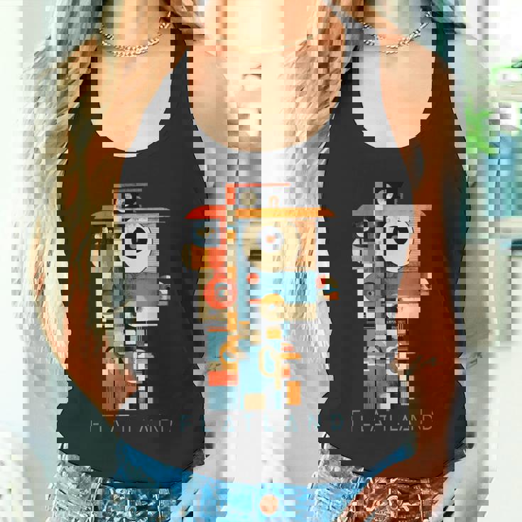 フラットランド エドウィン・A・アボット作 多次元のロマンス タンクトップ