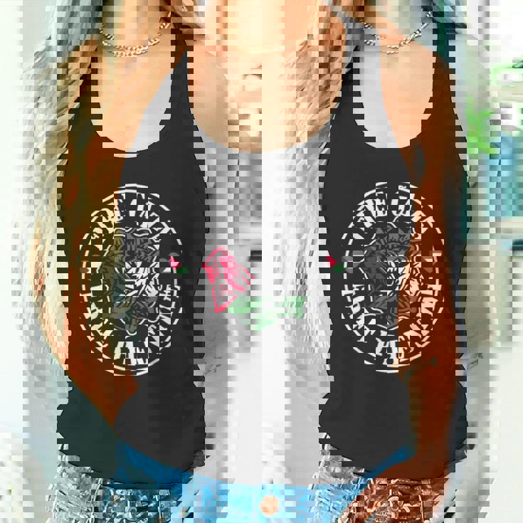 フリーガザフリーパレスチナフリーパレスチナ タンクトップ