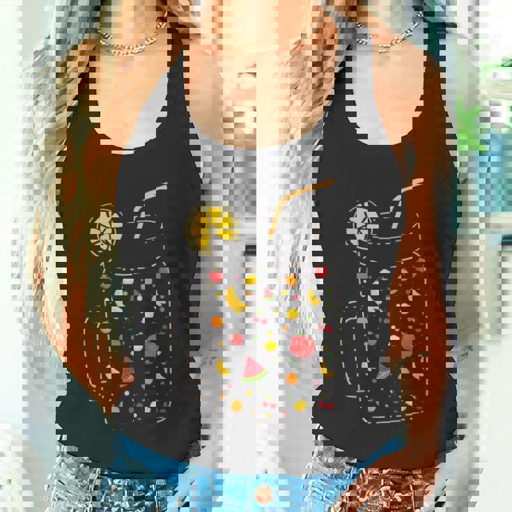 フルーツスムージー、健康的な食事、フルーツジュース、夏 タンクトップ