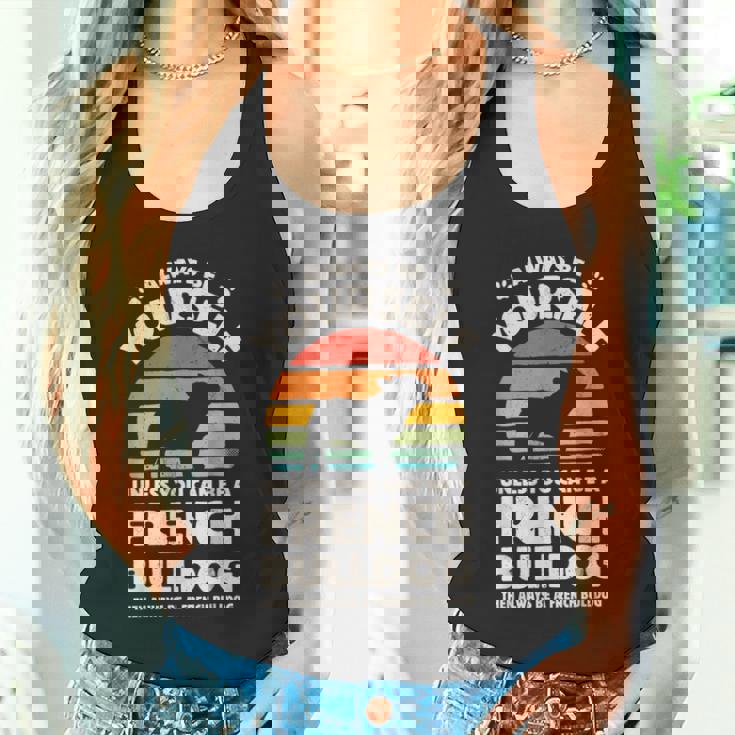 フレンチブルドッグ Always Be Yourself レトロ ヴィンテージ 60年代 70年代 犬 タンクトップ