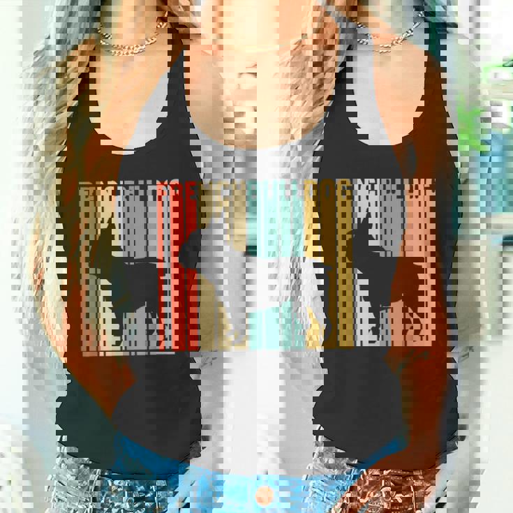 フレンチブルドッグ レトロ フレンチリー 犬 犬の飼い主 フレンチドッグ タンクトップ