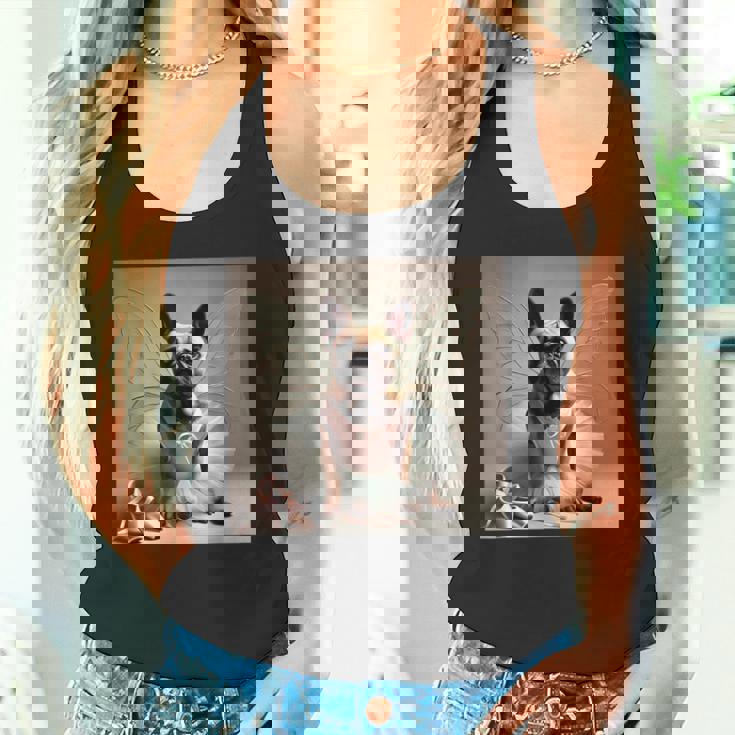 フレンチブルドッグシャツ バレリーナ バレエ愛好家 ダンサー フレンチー タンクトップ