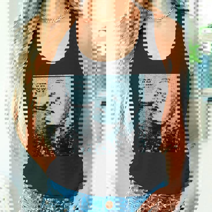 ブライアン・ウォードによるデヴィッド・ボウイ ハンキードリー ブルー 写真 タンクトップ