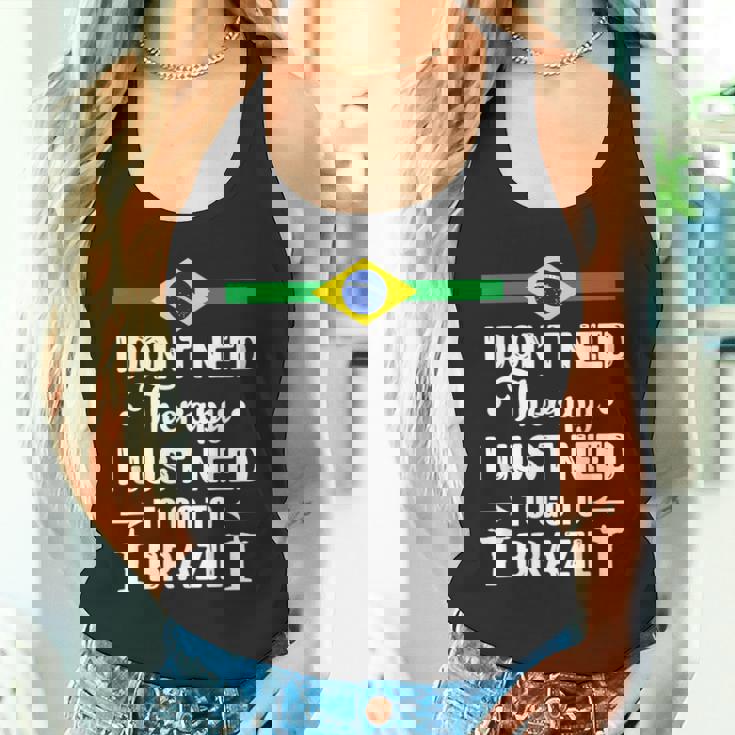 ブラジルのコルコバードのキリスト像 タンクトップ