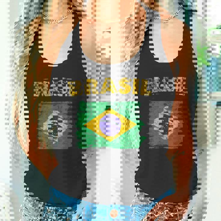 ブラジルの国旗 Brasil タンクトップ