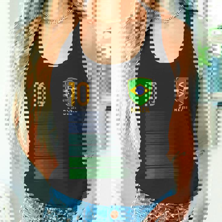 ブラジル国旗 ブラジルのプライド愛好家 タンクトップ