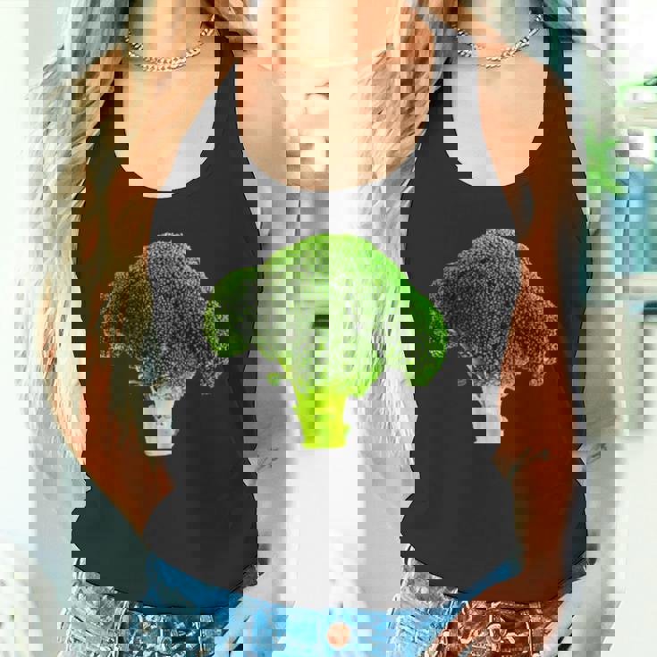 ブロッコリー 写真 エンブレム Broccoli Photo Emblem タンクトップ