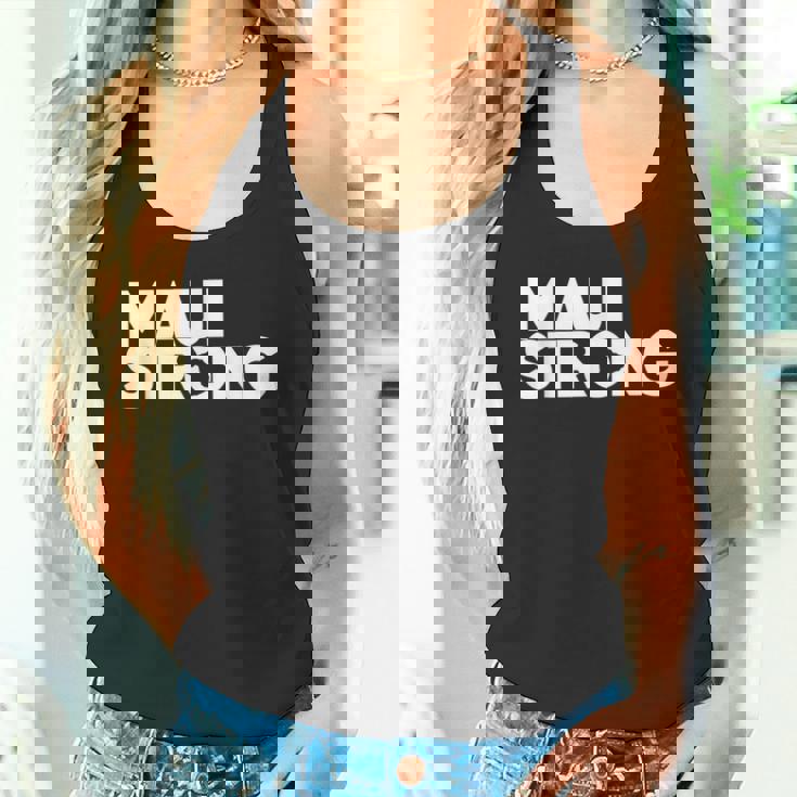 プレイ・フォー・マウイハワイ・ストロング タンクトップ