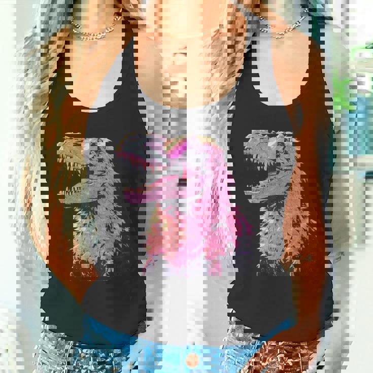 ヘアリー T-Rex パステルゴス ティラノサウルス 恐竜 サングラス タンクトップ