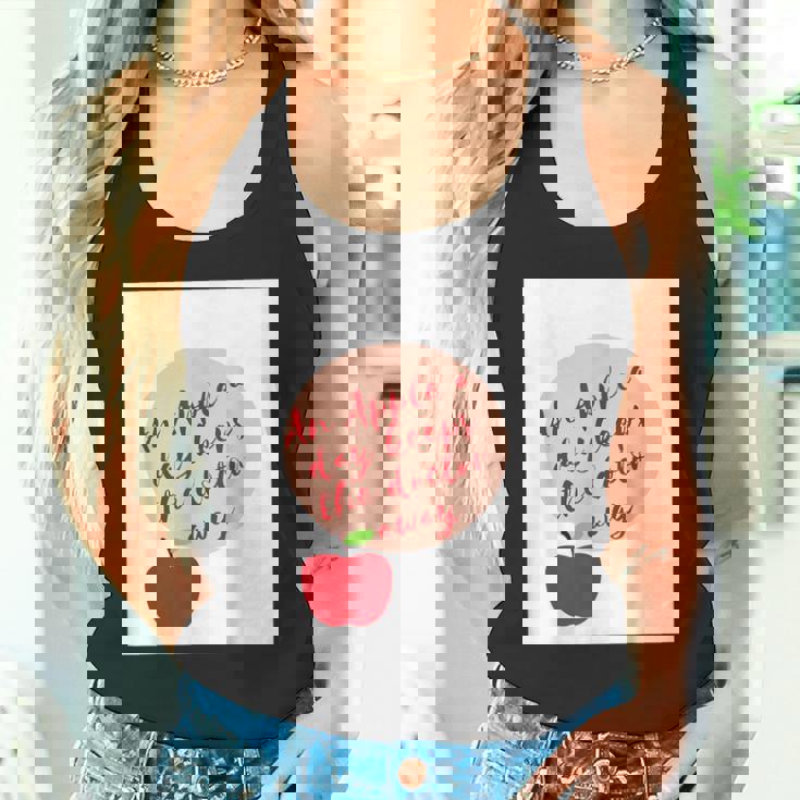 ヘルシーシャツアップル 最新 医者を遠ざける タンクトップ