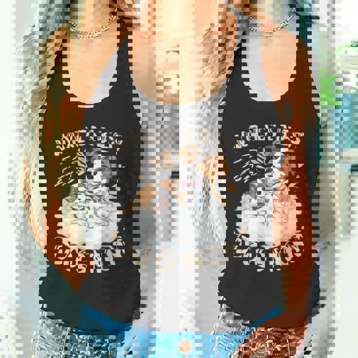 ベスト・ドッグ・ママ、子犬とジャック・ラッセル・テリア タンクトップ