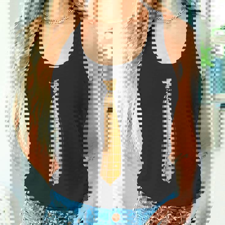 ベースギター 指板ネクタイ おもしろ ベーシスト用 タンクトップ