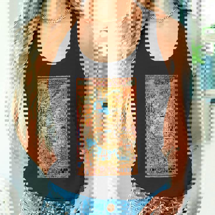 ペルシャ絨毯のランドマークカシュマル タンクトップ