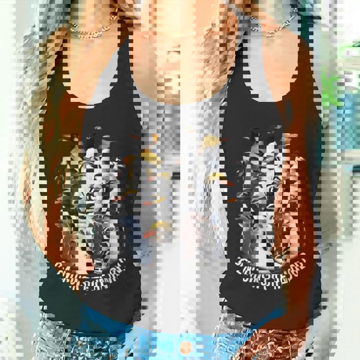 ペンギンアート 世界のペンギン ギフト タンクトップ