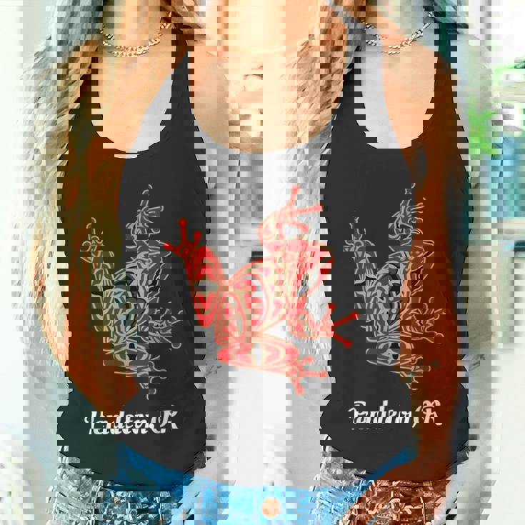 ペンドルトン、またはレッドブラックフロッグ ネイティブアメリカン パシフィックnw タンクトップ