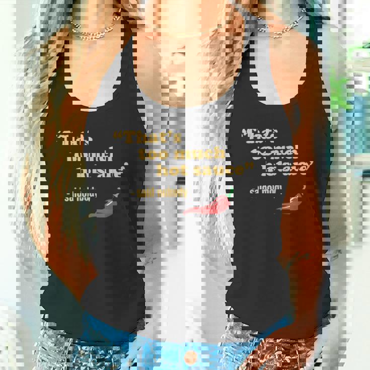 ホット&スパイシーフード ハバネロ チリ&ファニー ペッパーソース タンクトップ