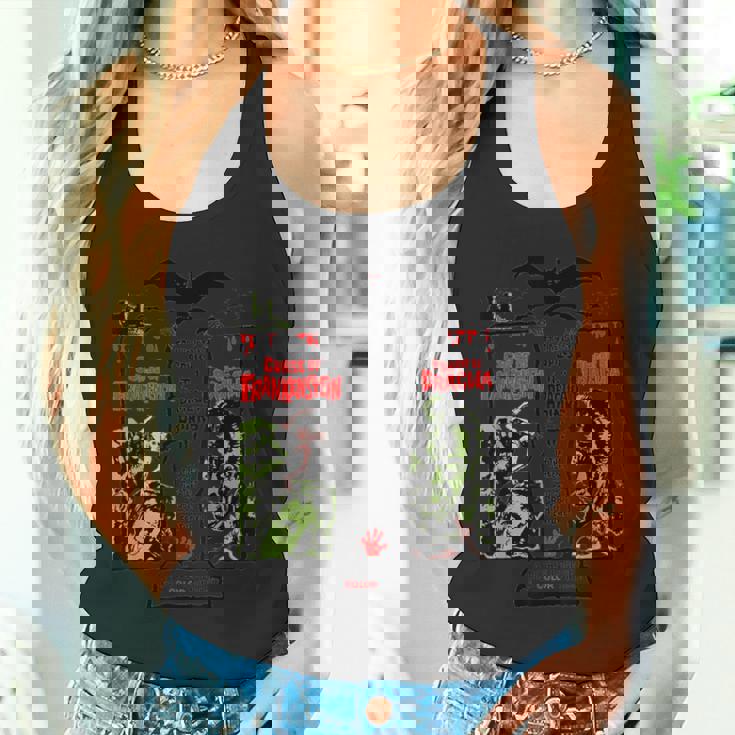 ホラー映画 ヴィンテージ ドラキュラ ハロウィン モンスター フランケンシュタイン タンクトップ