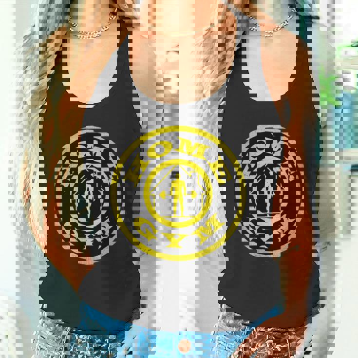 ホームジム アンティーク調ゴールドパロディー 長袖tシャツ タンクトップ