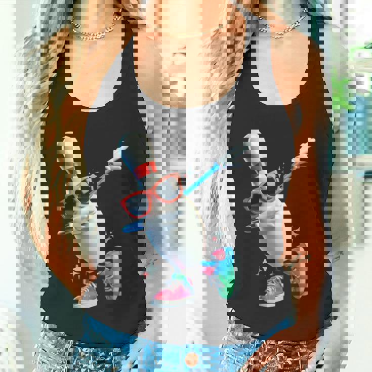 ボウリングピン ダビングサングラス ボウラープレイヤー キッズ メンズ レディース タンクトップ