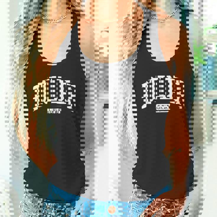 ボルダー コロラド Co カレッジ ユニバーシティスタイル タンクトップ