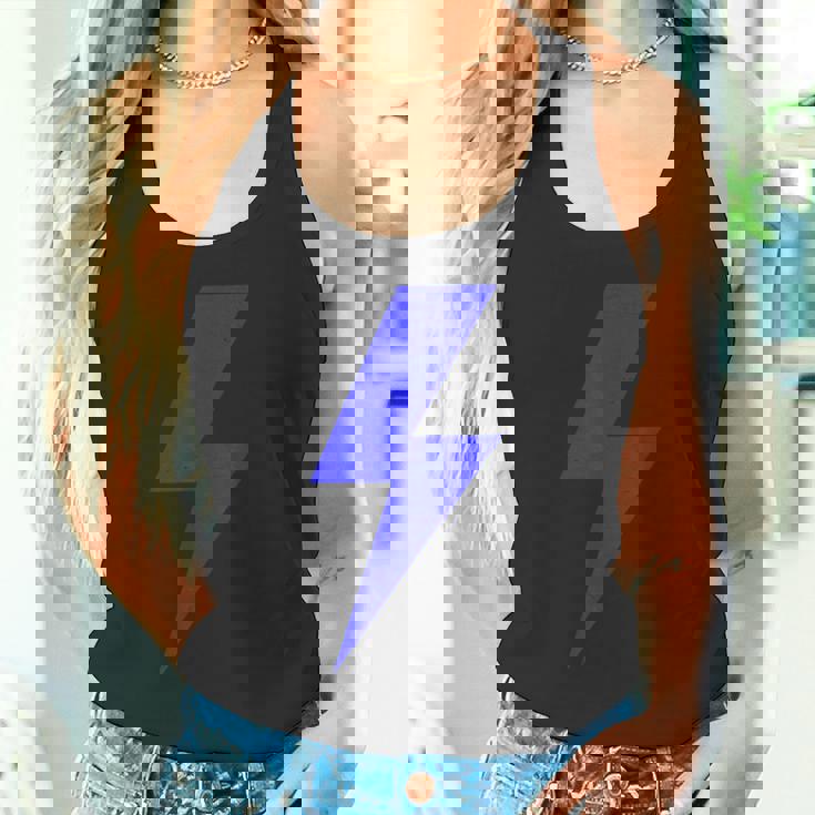 ボルト ライトニング ブルー デザイン チーム タンクトップ