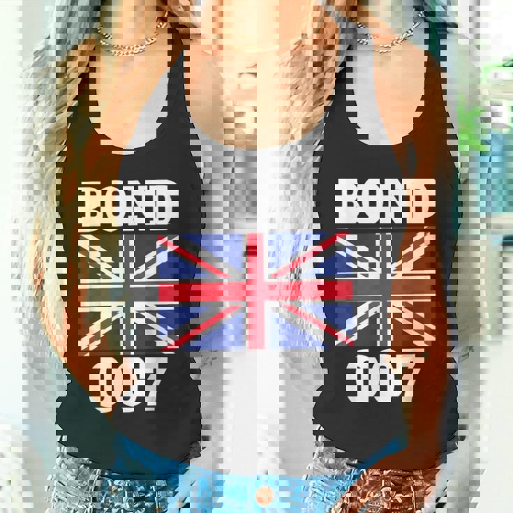 ボンドユニオンフラッグ 007 レトロシャツ タンクトップ