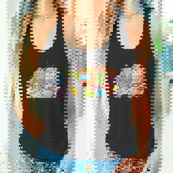 ボンレス犬とボンレス猫 カラフルスナック タンクトップ