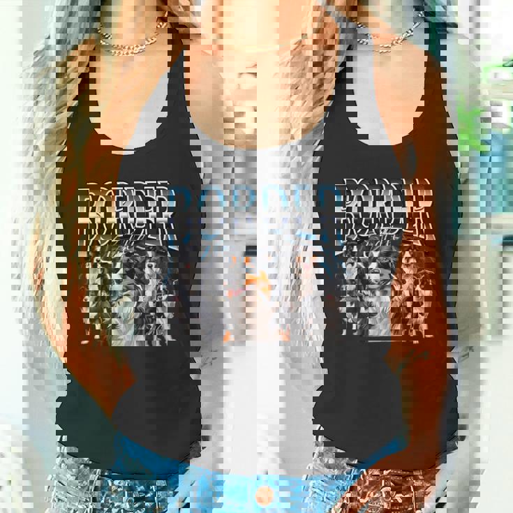 ボーダーコリー 犬 90年代 ブーツレッグ グランジ ラップ グッズスタイル タンクトップ