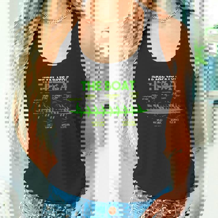 ボートの本物のパーツ ローワーローイング。 タンクトップ