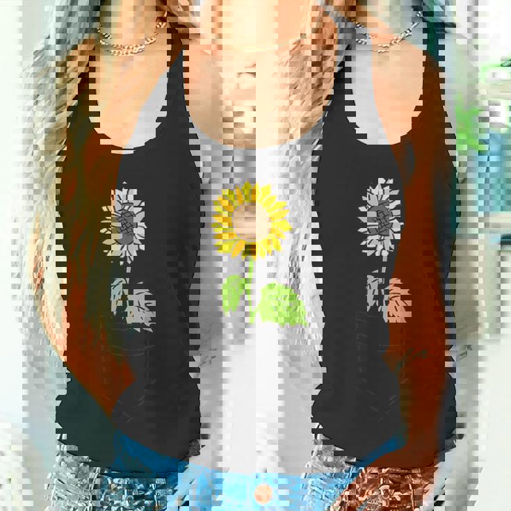 ポケットの中のひまわり ひまわり タンクトップ