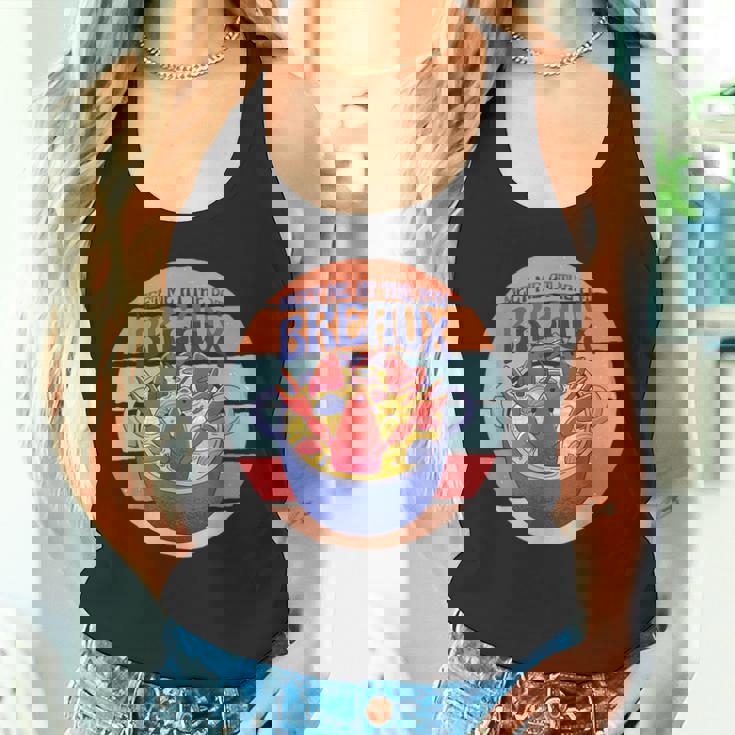 ポット ロブスター ザリガニ マッドバグ シーフード ロブスターで会いましょう タンクトップ