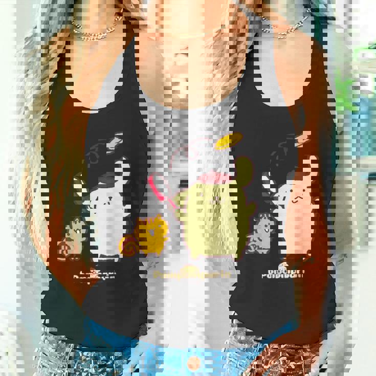 ポムポムプリン＆ベーグル タンクトップ