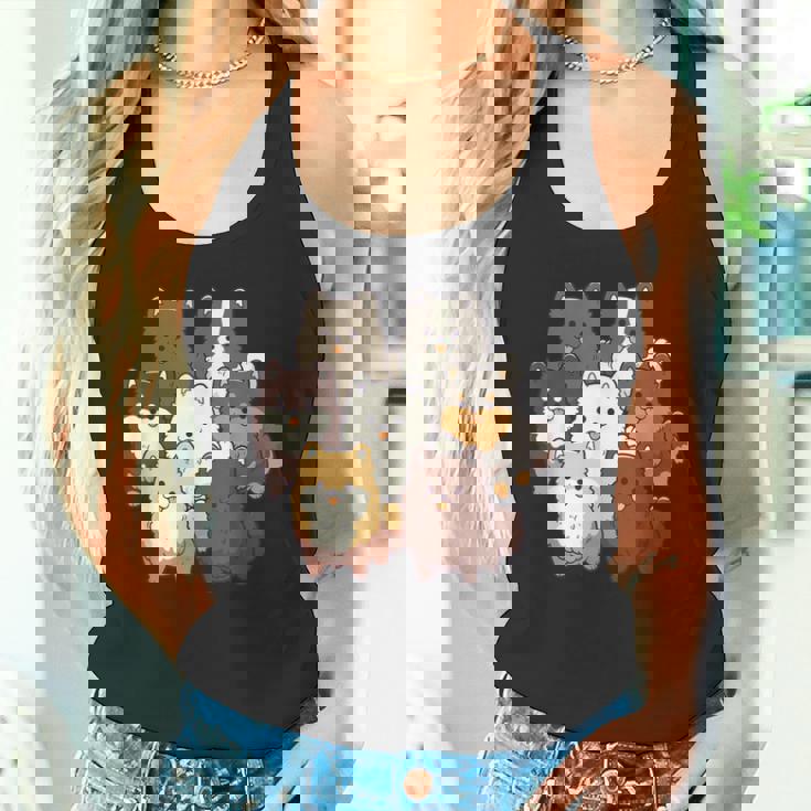 ポメラニアン ドッグ グループ かわいい ペット ブラック ホワイト チョコレート ポンポン タンクトップ