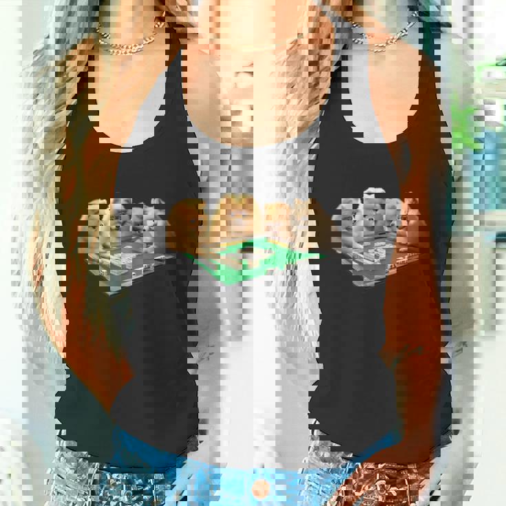 ポメラニアン 犬 麻雀 面白いtシャツ 文字入り メンズ おもしろ 面白い 服 おもしろグッズ ネタ 雀士 タンクトップ