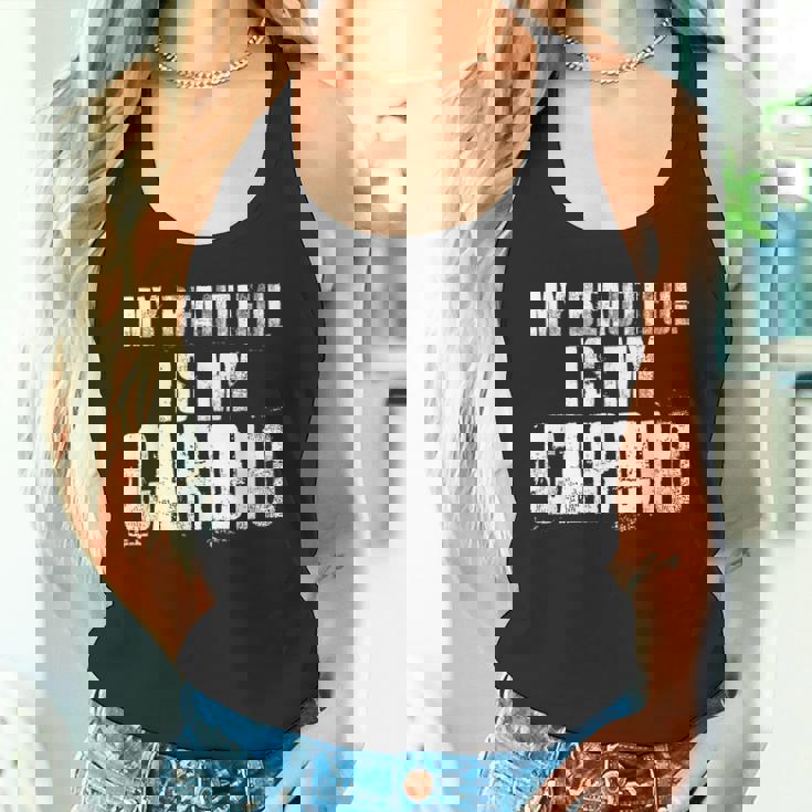 マイ・ビューティフル・イズ・マイ・カーディオ・ファニー・ハズ・ボーイフレンド タンクトップ