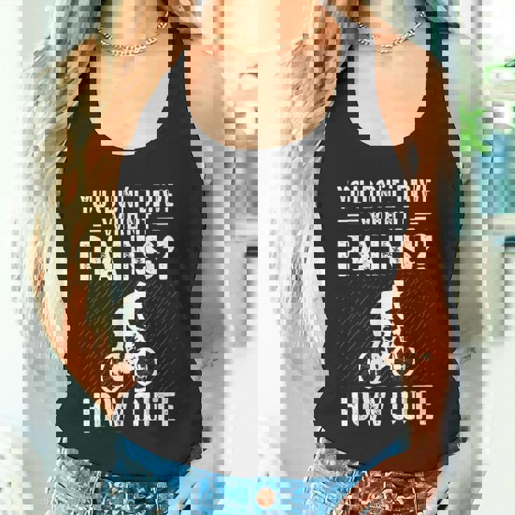 マウンテンバイク Mtb 自転車 雨に乗る おもしろギフト タンクトップ