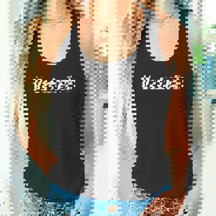 マクベス タンクトップ