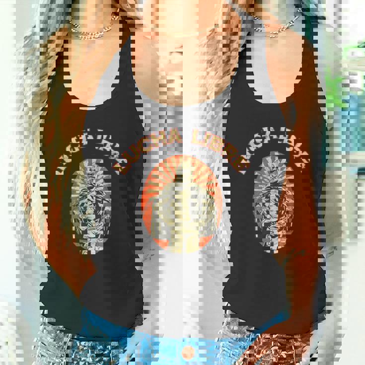 マスクに入ったレスラー ルチャリブレ メキシコレスリング タンクトップ