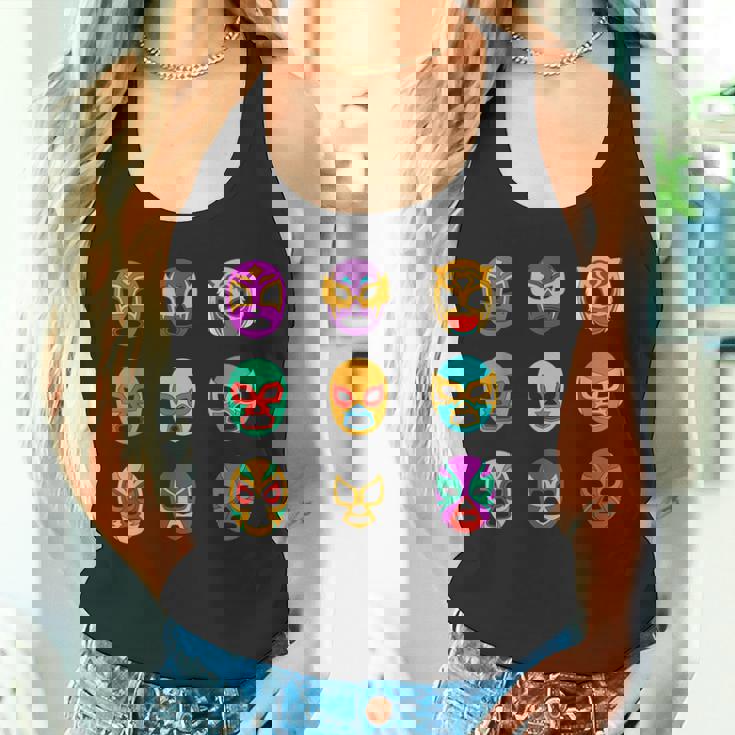 マスク・オブ・レジェンド レトロ・ルチャ・リブレ タンクトップ