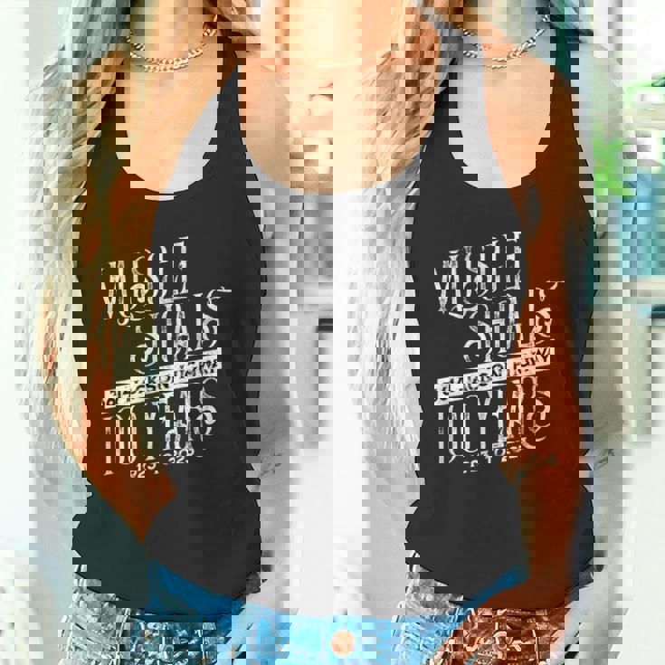 マッスルショールズ Al 100周年記念 ヴィンテージソウルファン向け タンクトップ