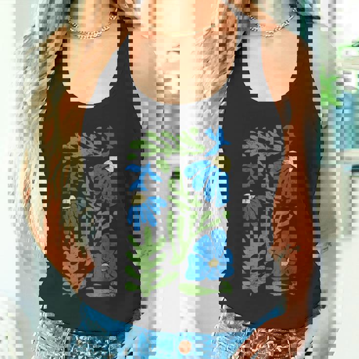 マティス 絵画 美的 造花 抽象 秋 タンクトップ