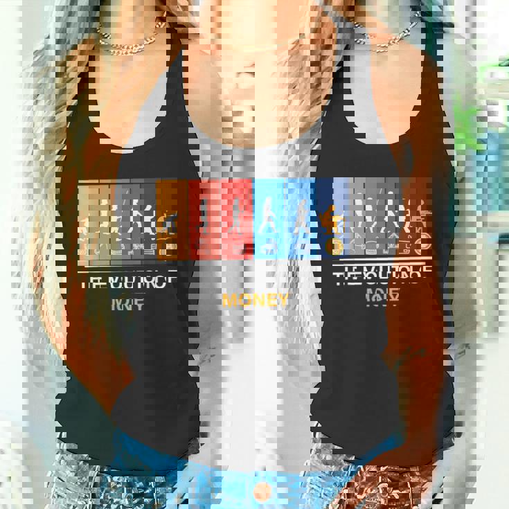 マネーの進化 ビットコイン Btc暗号通貨 タンクトップ