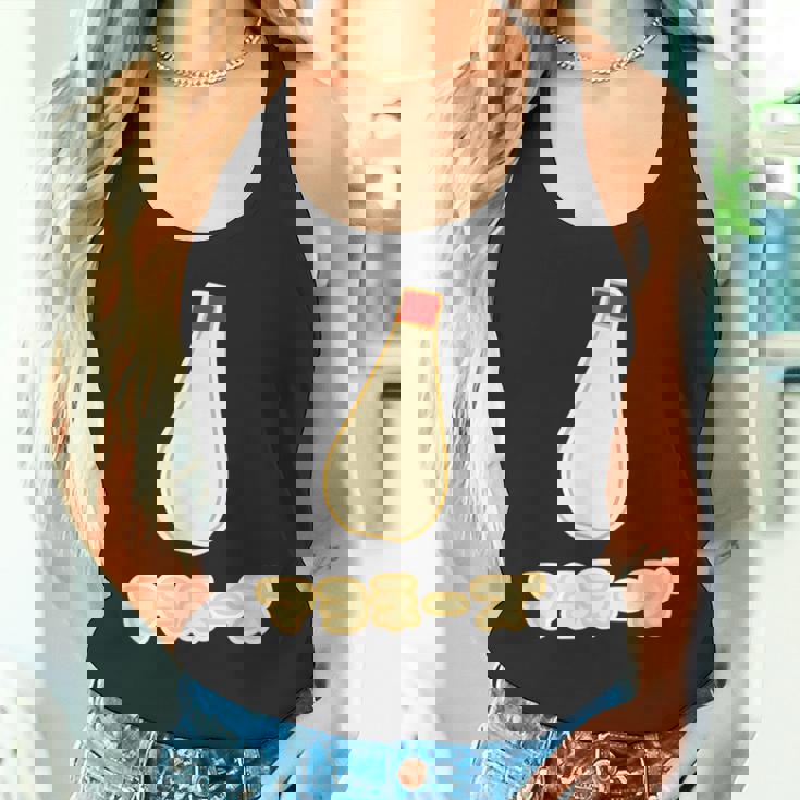 マヨネーズ【マヨラー】ご飯タイム【変なtシャツ屋さん】面白い ポップ デザイン タンクトップ