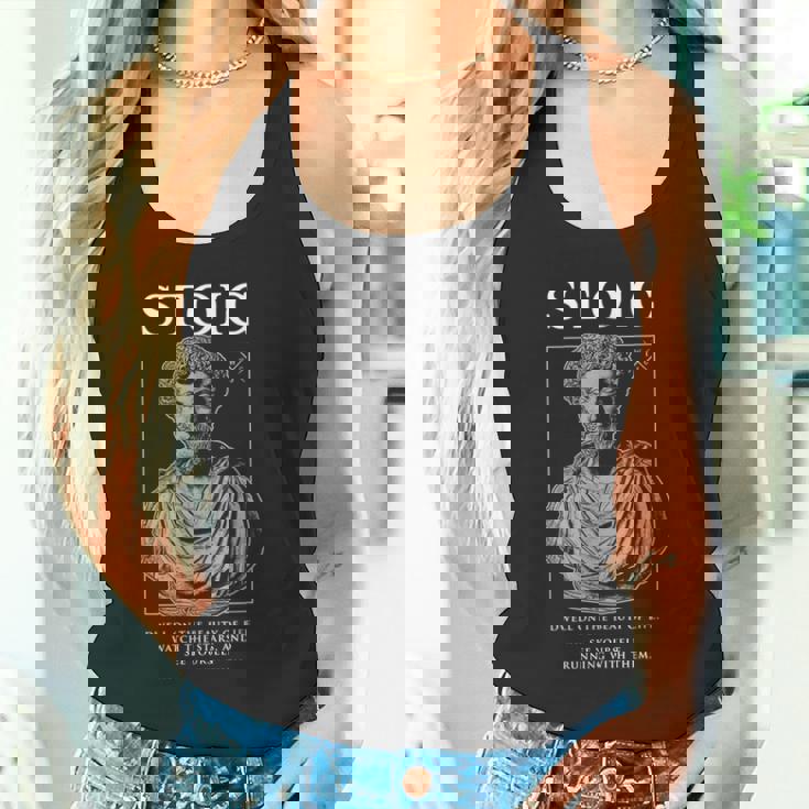 マルクス アウレリウス ストイシズム人生の美しさについての哲学の名言 タンクトップ