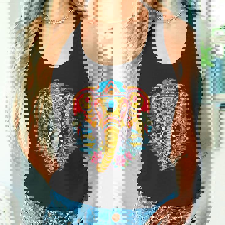 マンダラ タイ 象 恋人 タイ バックパッカー タンクトップ